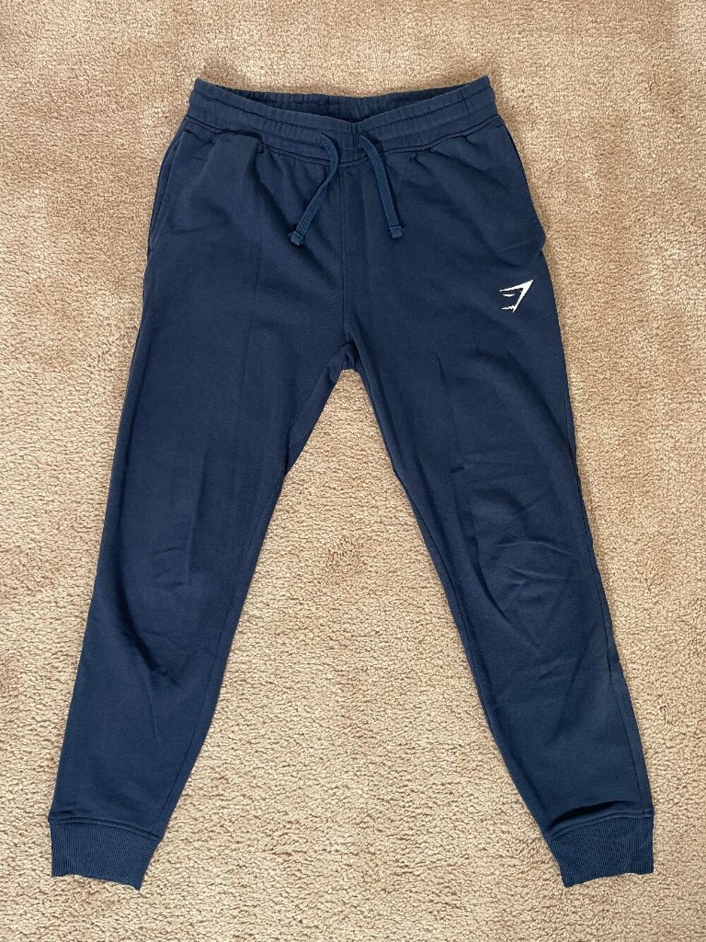 Gymshark Navy Crest Joggers